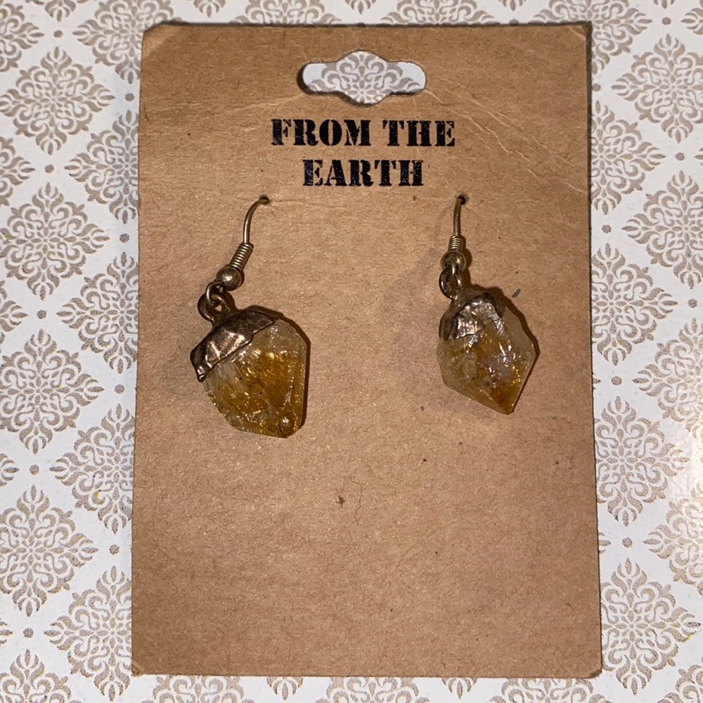 Crystal Gem Earrings NEW